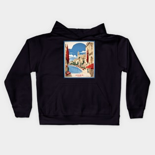 Avignon France Vintage Travel Poster Tourism Kids Hoodie